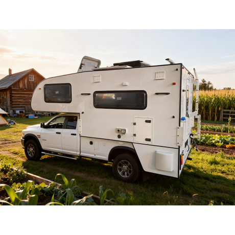 陸上用コンパクトハードシェルトラックキャンピングカー